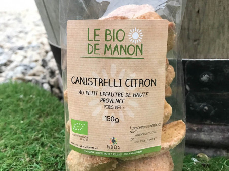 Canistrelli au citron bio