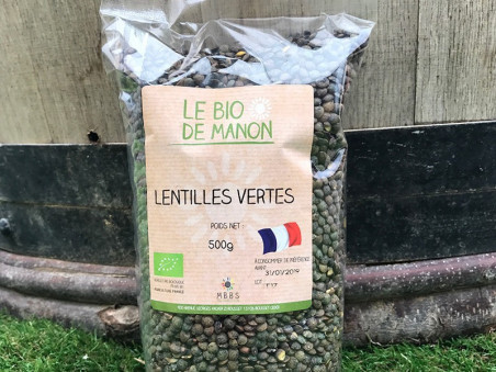 Lentilles vertes bio