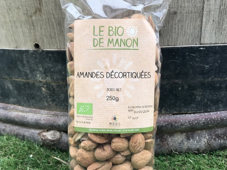 Amandes décortiquées bio