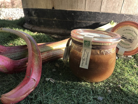 Confiture de rhubarbe bio