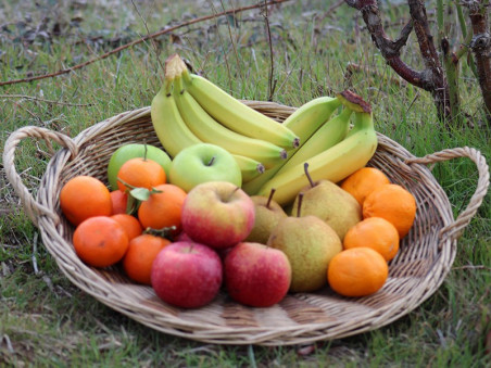 Panier fruits à croquer bio