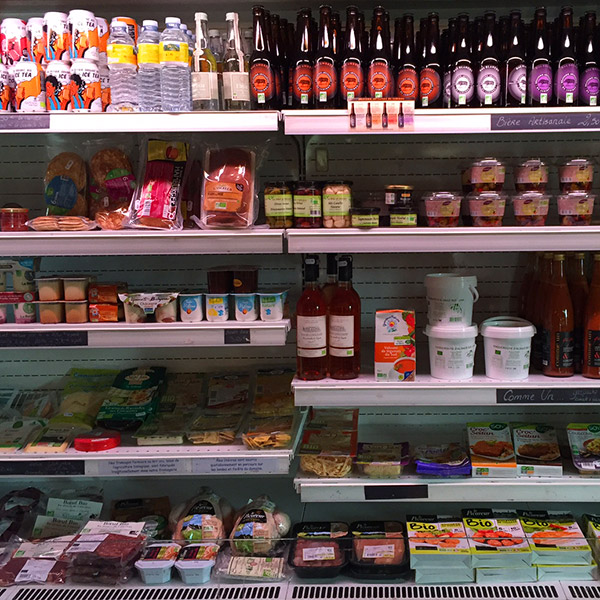 étals du magasin le jardin de manon